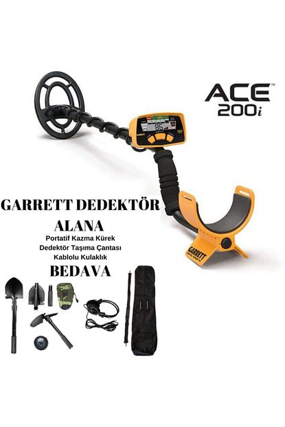 Garrett Ace 200i Define Altin Metal Dedektoru Hediyeli Trendyol