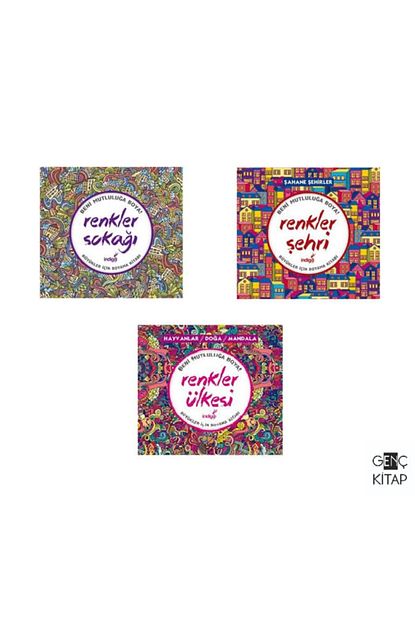 Indigo Kitap Mandala Buyukler Icin Boyama Kitabi 3 Lu Set Renkler Ulkesi Indigo Trendyol