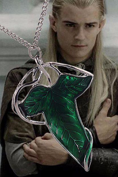 Narkissos Yuzuklerin Efendisi Seti Hobbit Elf Yaprak Kolye Trendyol