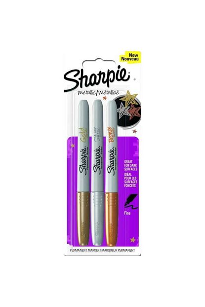 Sharpie Sharpie Karisik 3 Renk Metalik Markor Kalem Trendyol