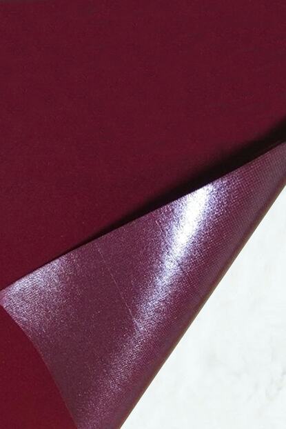 Direkt Al Yapiskanli Suet Kadife Kumas 45x100 Cm Bordo Trendyol