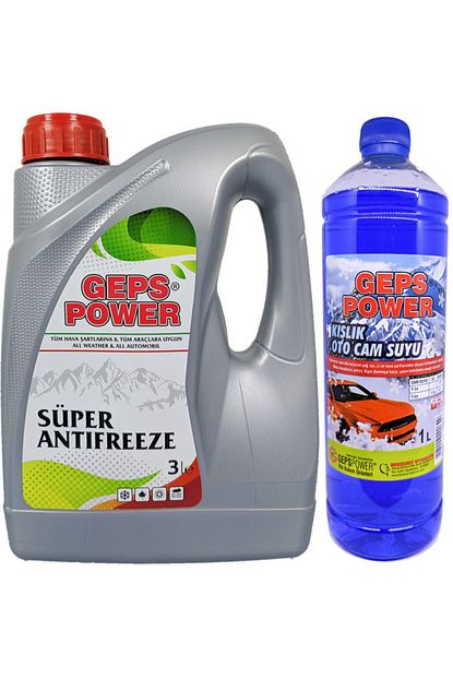 Gepspower Geps Power Organik Kirmizi Antifriz 3 Lt 40 1 Lt Cam Suyu Hediye Trendyol