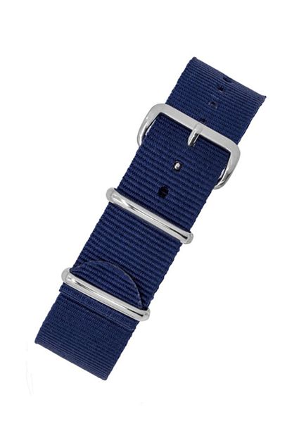 Seiko 24mm Saat Uyumlu Lacivert Renk Tek Parca Nato Bez Saat Kordonu Kayisi Trendyol