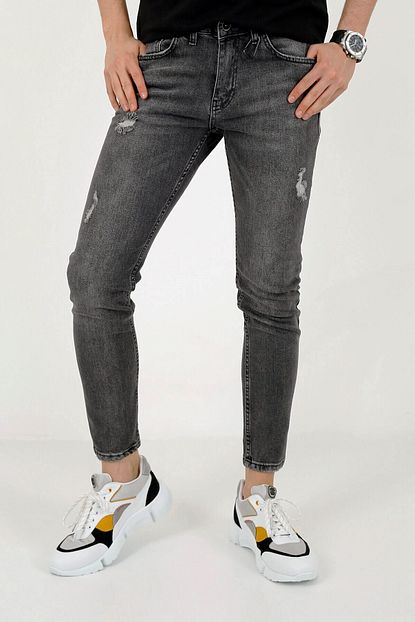 Catch Erkek Antrasit Jean Kot Pantolon Trendyol