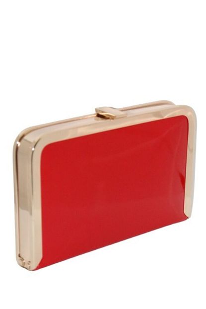 Weem Bag Kadin Kirmizi Tablet Rugan Abiye Canta Trendyol