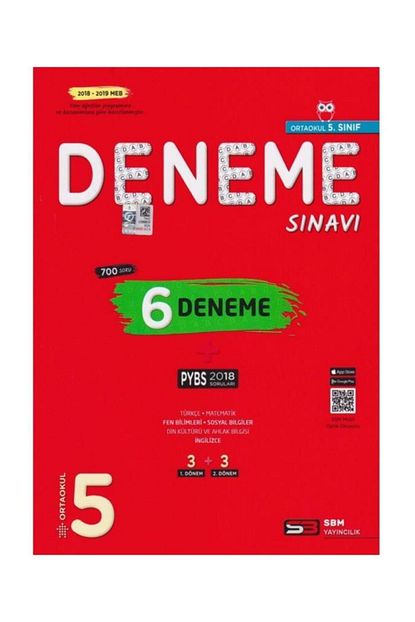 Sbm Yayincilik 5 Sinif Pybs 6 Deneme Sinavi Yeni Trendyol