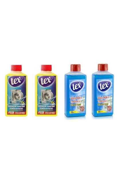 Tex Bulasik Makinesi Temizleyicisi Camasir Makine Temizleyicisi 250 Ml 4 Adet Trendyol
