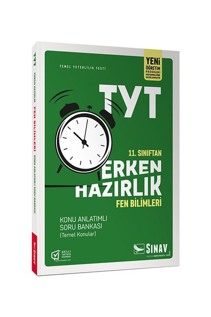 Sinav Yayinlari 11 Sinif Tyt Erken Hazirlik Fen Bilimleri Konu Anlatimli Soru Bankasi Trendyol
