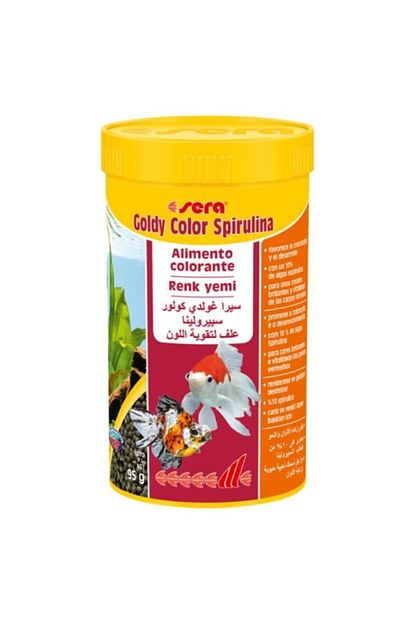 Sera Goldy Color Spirulina Japon Baligi Renk Yemi 250ml 95gr Trendyol