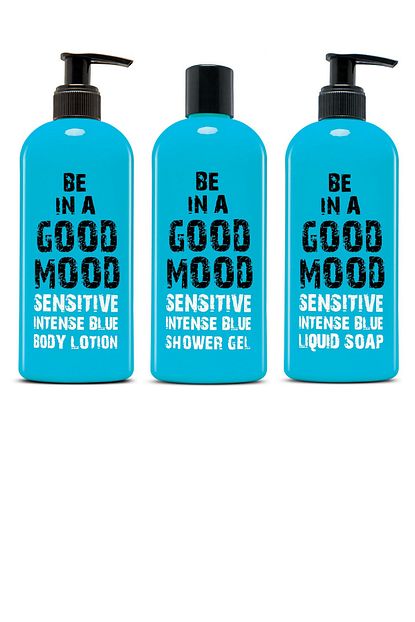 Be In A Good Mood Vucut Bakim Seti Sivi Sabun Dus Jeli Vucut Losyonu 400ml Intense Blue Trendyol