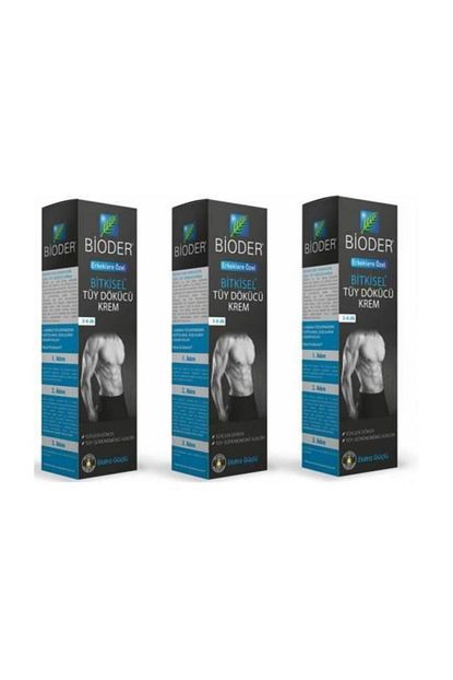 Bioder Erkek Tuy Dokucu Krem 100 Ml 3 Lu Paket Trendyol