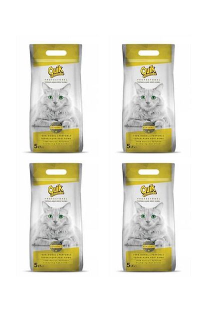 Quik Bentonit Topaklasan Kedi Kumu Kalin Avantajli Paket 5lt X 4 Adet 420079 Trendyol