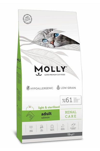 molly sterilised somonlu kisirlastirilmis kedi mamasi 15 kg fiyati yorumlari trendyol