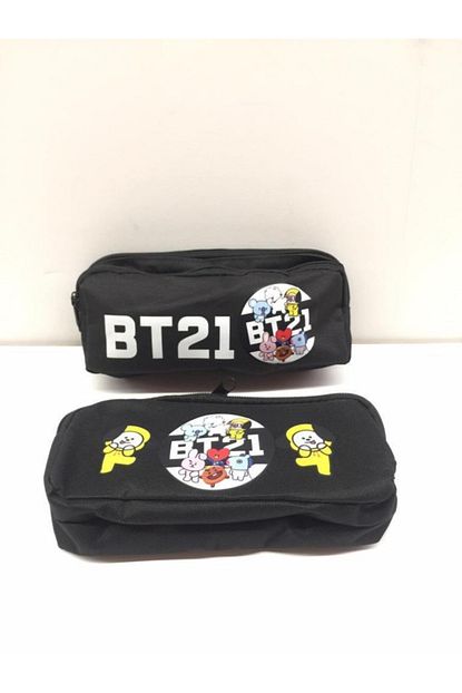 Elif Kirtasiye Bt21 Cift Fermuarli Kalem Cantasi K Pop Bts Bt21 Trendyol