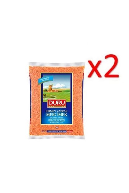 Duru Kirmizi Yaprak Mercimek 2500 Gr X 2 Adet Trendyol