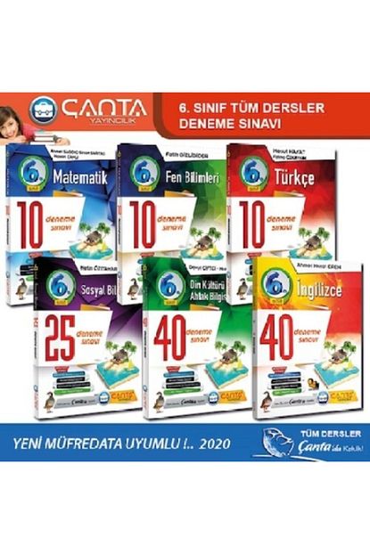 Canta Yayinlari Canta 6 Sinif Tum Dersler Deneme Sinavi 2021 Trendyol