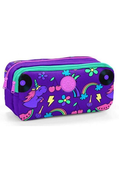 yaygan kids unicorn mor kiz cocuk kalem cantasi
