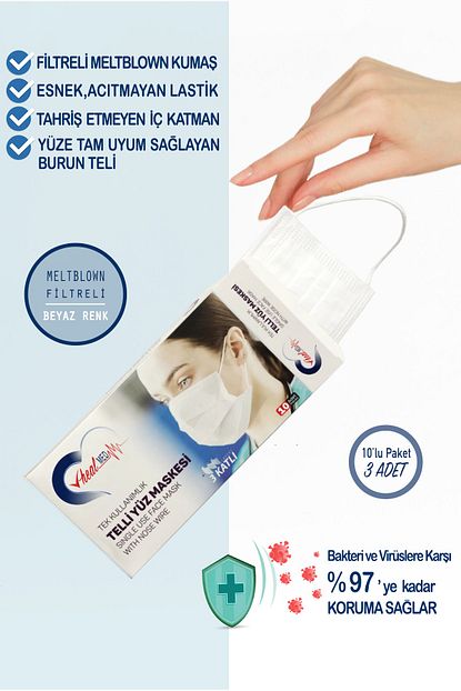 Cift Telli Burun Maske Teli