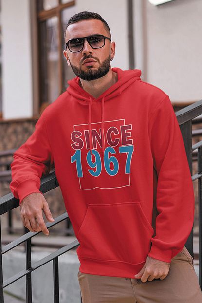 Tonny Mood Since 1967 Kirmizi Erkek Kapsonlu Sweatshirt Hoodie Trendyol