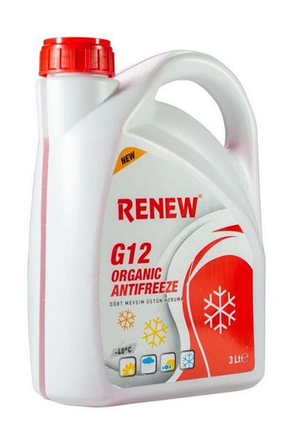 Renew G12 Organik Kirmizi Antifriz 40 Derece 3 Lt Trendyol