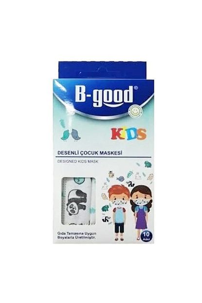 B Good Desenli Cocuk Maskesi 10 Lu Trendyol