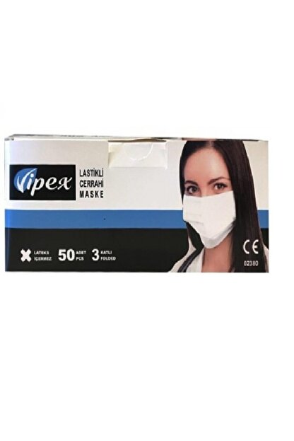 Vipex Telli Ve Lastikli Cerrahi Agiz Ve Burun Maskesi Trendyol