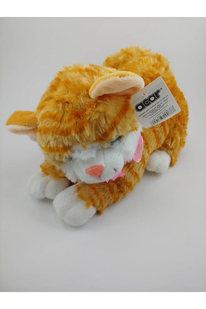 Acar Sari Pelus Yatan Kedi 25 Cm Trendyol