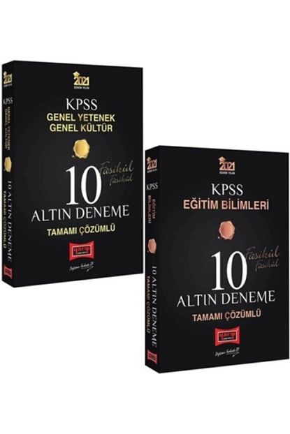 Yargi Yayinlari 2021 Kpss Genel Kultur Genel Yetenek Ve Egitim Bilimleri Tamami Cozumlu 20 Altin Fasikul Deneme Trendyol