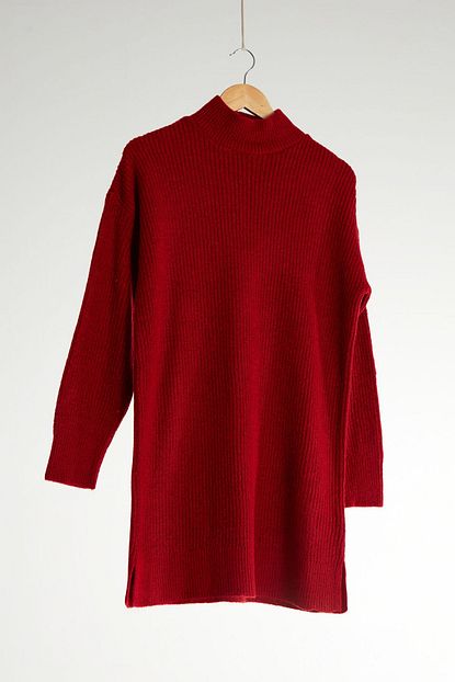 Lc Waikiki Kadin Kirmizi Tunik 0w5581z8 Trendyol