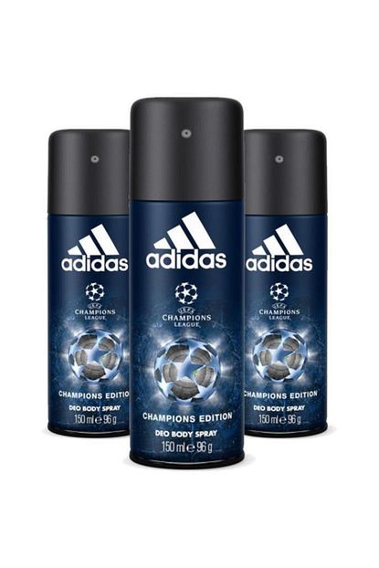 Adidas Erkek Deodorant Champions Leauge150 Ml X3 Trendyol