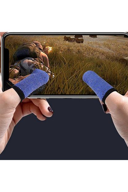 Kitay Mavi Renk 1 Cift Pubg Ve Diger Oyunlar Icin Hizli Tetik Oyun Parmak Eldiveni Trendyol