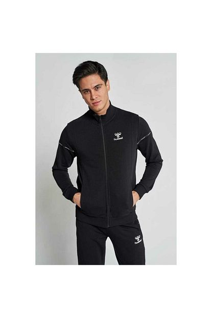 Hummel Erkek Siyah Zip Ceket Melamous 920964 2001 Trendyol