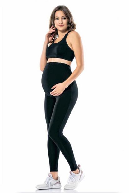 Dynamicleggings Kadin Siyah Kislik Termal Hamile Tayt Trendyol