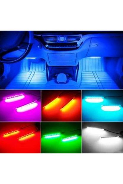 Uraz Oto Aksesuar Opel Mokka Ayak Alti Rgb Led Kumandali Arac Ici Aydinlatma Trendyol
