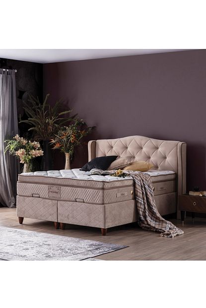 Weltew Home Ottoman Cift Kisilik Baza Ve Baslik Yataksiz Trendyol