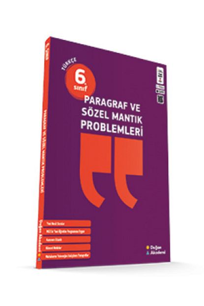 Dogan Akademi Yayinlari Dogan Akademi 6 Sinif Paragraf Ve Sozel Mantik Problemleri Soru Trendyol