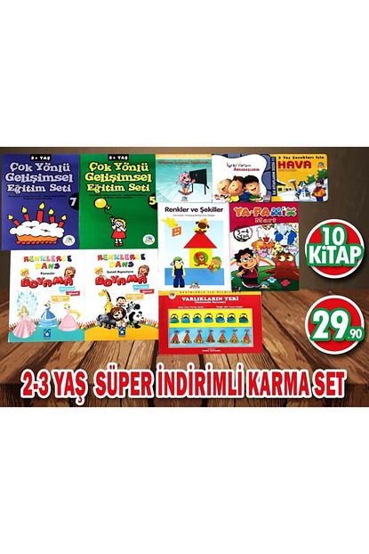 Ya Pa Yayinlari 2 3 Yas Super Indirimli Karma Etkinlik Seti Trendyol