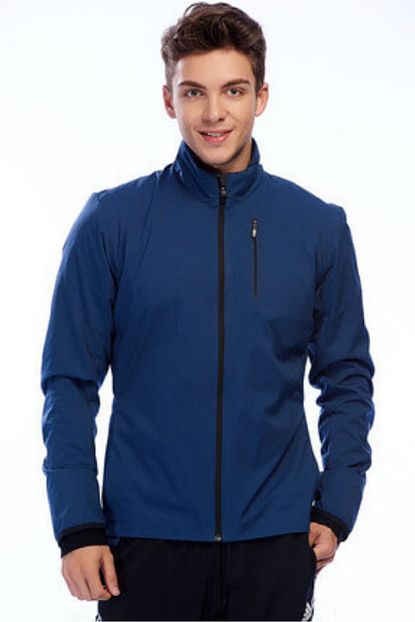 Adidas Erkek Mavi Kosu Ceket Trendyol