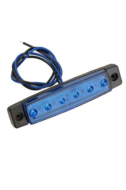 sedef 6 ledli parmak led lamba 12v mavi fiyati yorumlari trendyol