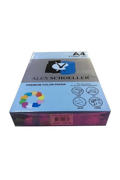 Alex Renkli Fotokopi Kagidi A4 500 Lu Paket Mavi Alx 580 Trendyol