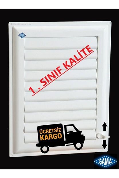 Gama Banyo Havalandirma Menfezi 45x48 Plastik Panjur Super Kalite Trendyol