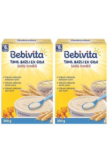 Bebivita Sutlu Irmikli Kasik Mamasi 300gr 2 Li Set Trendyol