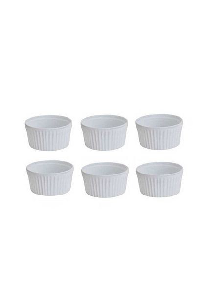 Tantitoni Beyaz Seramik Sufle Kabi 10 Cm 6 Li Trendyol