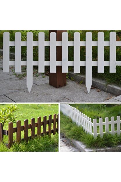 Kydonia Home 4 Adet Dekoratif Ahsap Bahce Citi 35x70 Cm Ceviz Trendyol