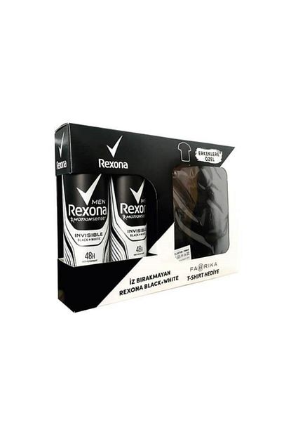 Rexona Erkek Invisible Black White Deodorant 150 Ml 2 Li T Shirt Hediyeli Trendyol