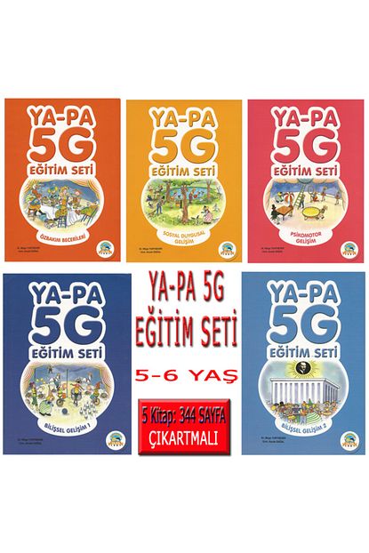 Ya Pa Yayinlari Okul Oncesi Egitim Seti 5 6 Yas Ya Pa 5g Cocuk Seti Trendyol