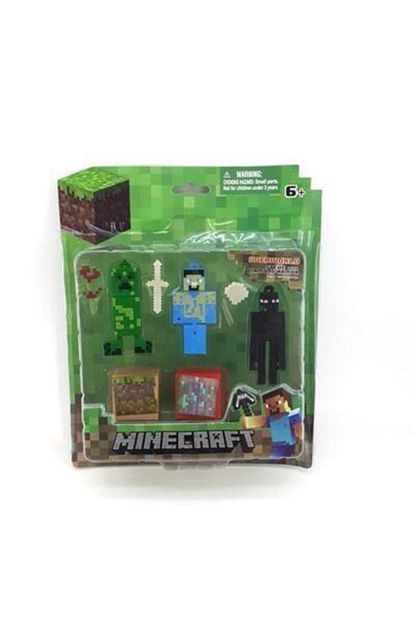 Erbay Minecraft Karakter Figur Oyuncak Seti Erkek Cocuk Oyuncak Evcilik Oyuncaklari Minecraft Oyun Seti Trendyol