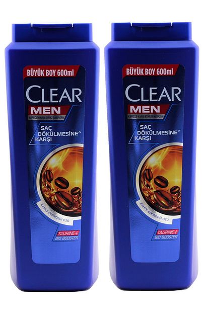 clear men sac dokulmesine karsi kahve cekir 600 ml x 2 adet fiyati yorumlari trendyol