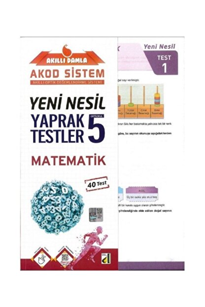 Damla Cocuk Yayinlari Akilli Damla Matematik Yaprak Testler 5 Sinif Fiyati Yorumlari Trendyol