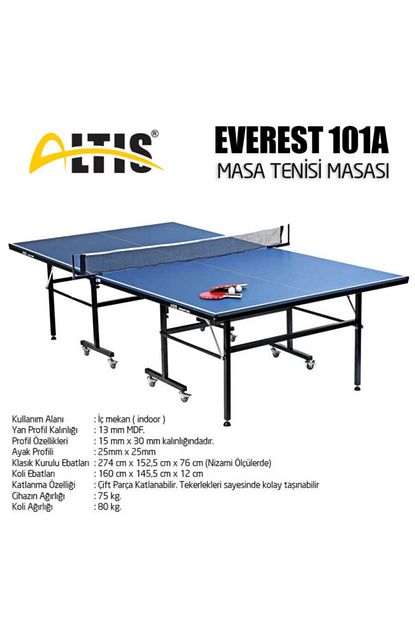 altis everest 101a masa tenisi masasi fiyati yorumlari trendyol
